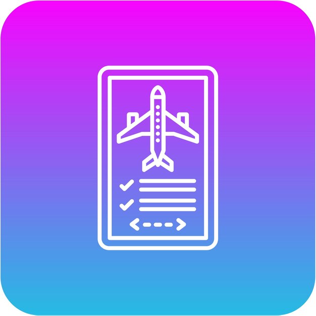 Icono de la aplicación de vuelo