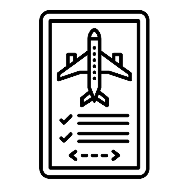 Icono de la aplicación de vuelo