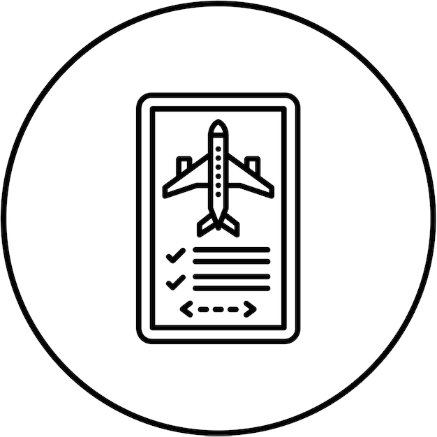 Icono de la aplicación de vuelo