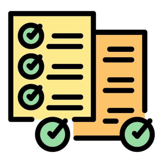 Icono de aprendizaje social esquema vector Educación del sistema Capacitación en línea color plano