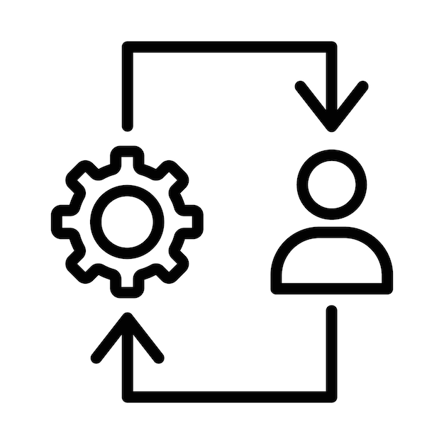 El icono de aproximación del contorno establece el signo