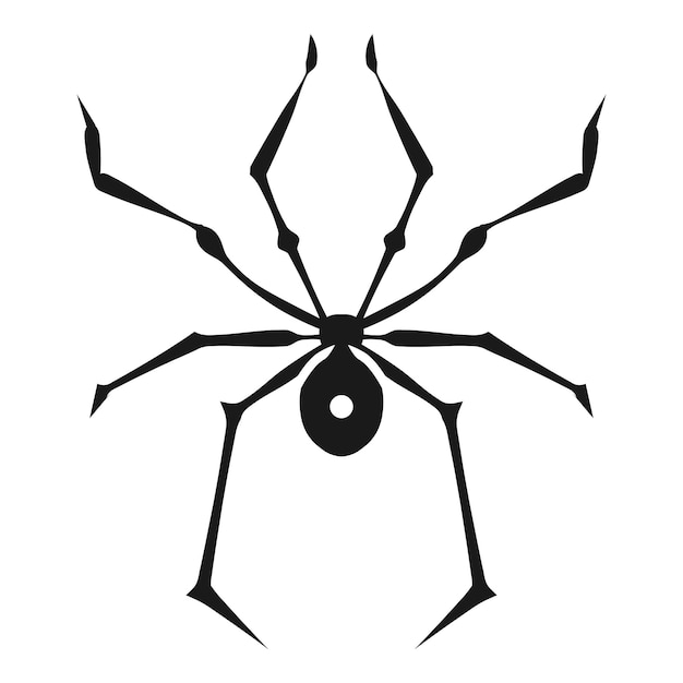 Icono de araña casera Ilustración simple del icono de vector de araña casera para diseño web aislado sobre fondo blanco