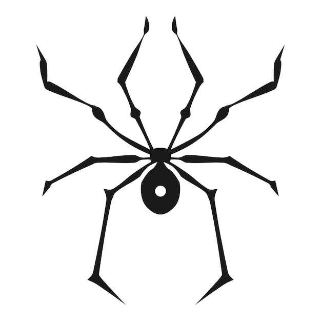 Icono de araña casera Ilustración simple del icono de vector de araña casera para diseño web aislado sobre fondo blanco