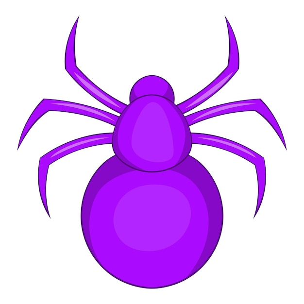 Vector Ícono de araña ilustración de dibujos animados del ícono del vector de araña para la web