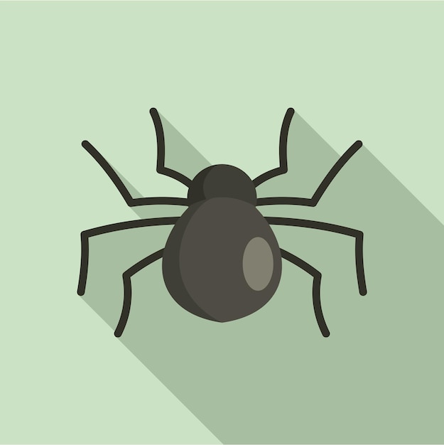 Icono de araña ratón hembra Ilustración plana del icono de vector de araña ratón hembra para diseño web