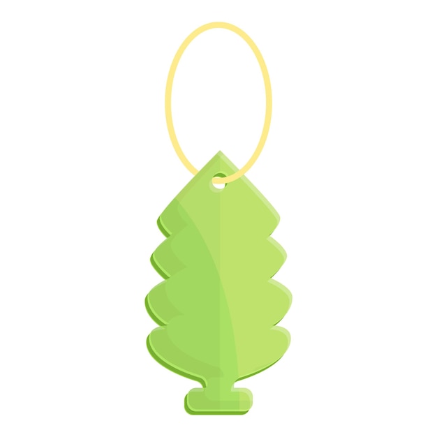 Vector icono de árbol de abeto de desahugador de aire icono vectorial del árbol de abedo de desahogador de aire para diseño web aislado sobre fondo blanco