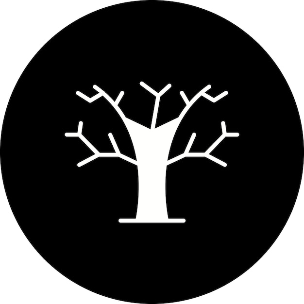 Icono de árbol muerto