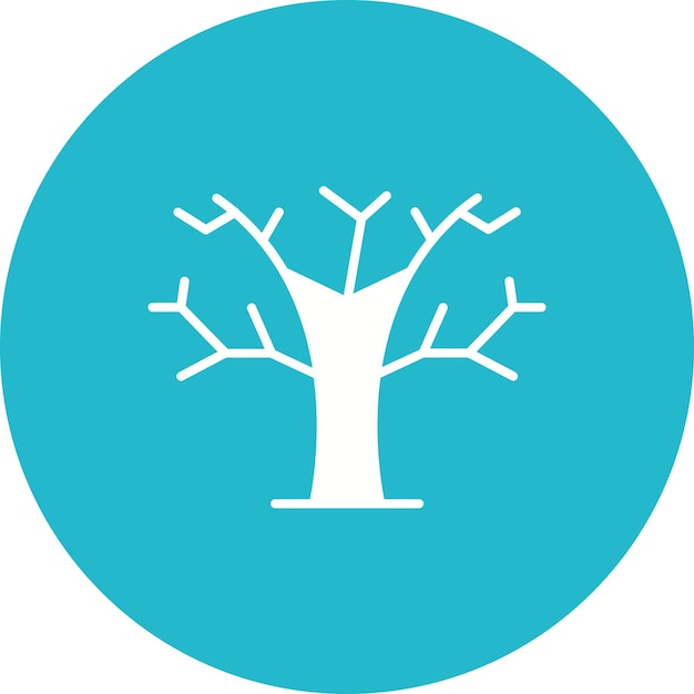 Icono de árbol muerto