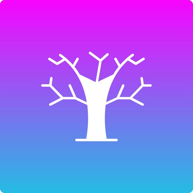 Icono de árbol muerto