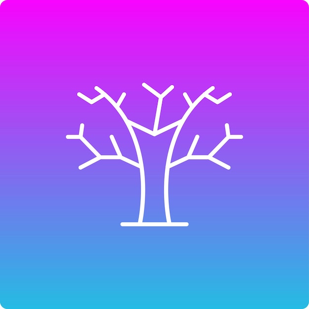 Icono de árbol muerto