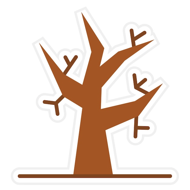 Icono de árbol muerto