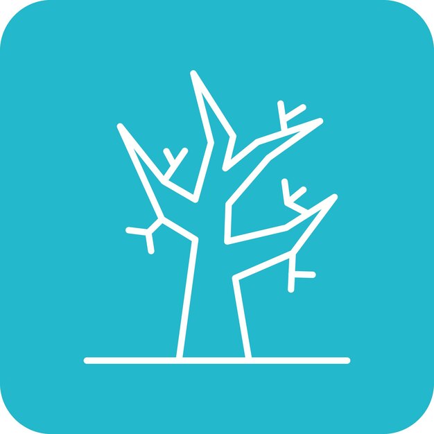 Icono de árbol muerto