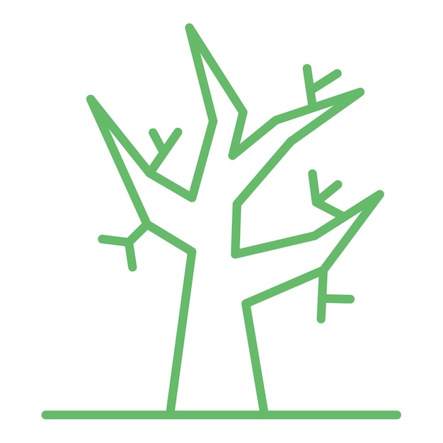 Icono de árbol muerto