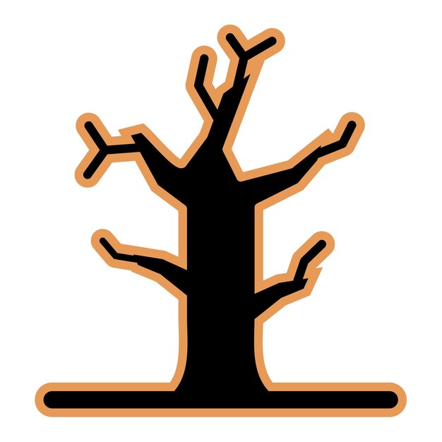 Icono de árbol muerto