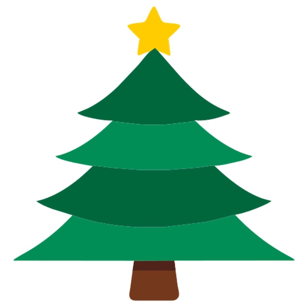 El icono del árbol de Navidad