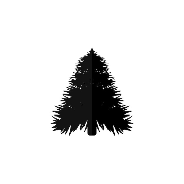 Vector icono del árbol de navidad