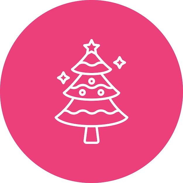 Icono del árbol de Navidad