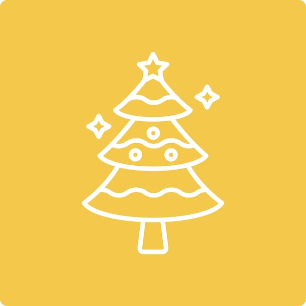 Icono del árbol de Navidad
