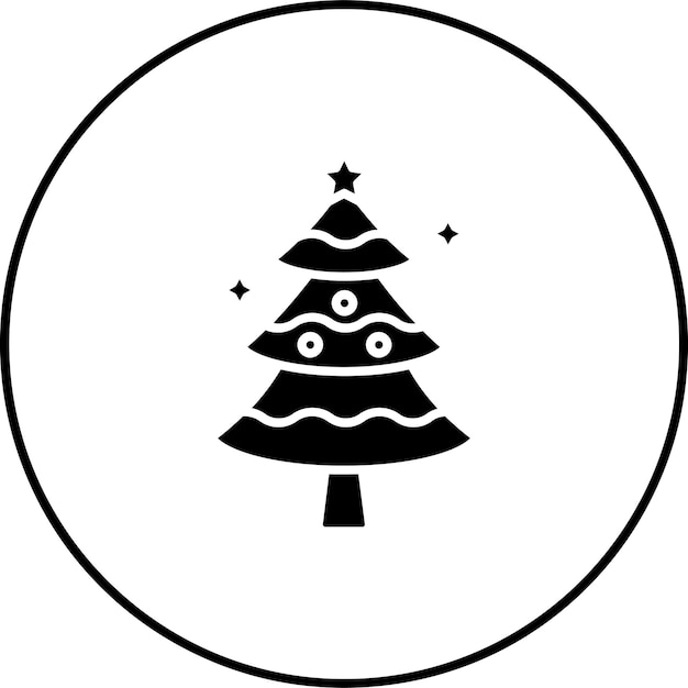 Icono del árbol de Navidad