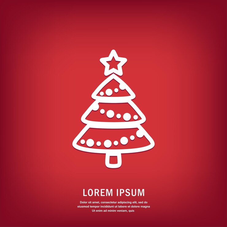Icono del árbol de Navidad