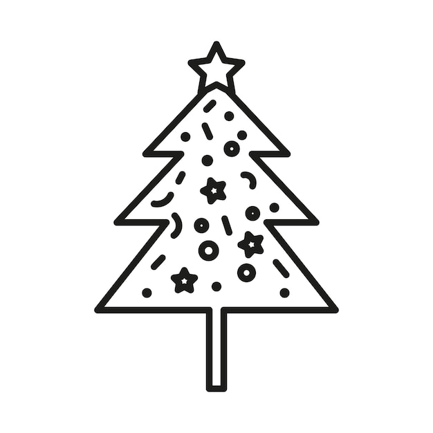 Icono del árbol de Navidad