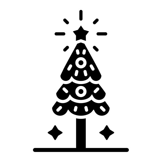 Icono del árbol de Navidad