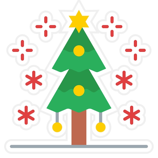 Icono del árbol de Navidad