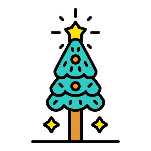 Icono del árbol de Navidad