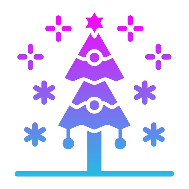 Icono del árbol de Navidad
