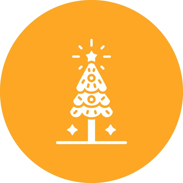 Icono del árbol de Navidad