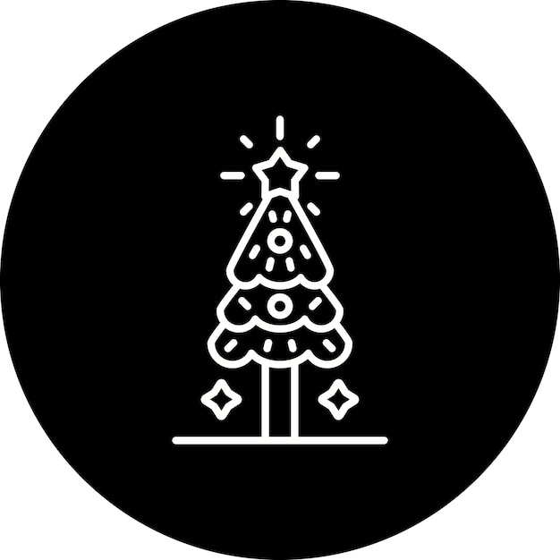 Icono del árbol de Navidad