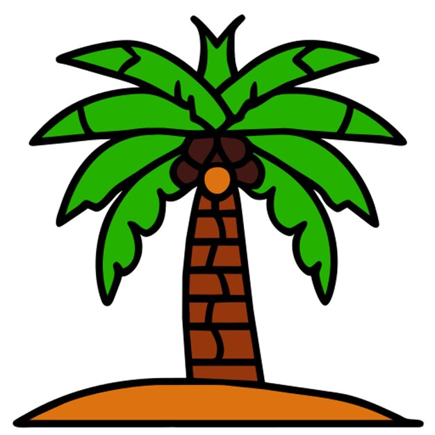 icono de árbol de palma