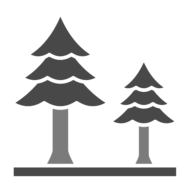 Icono del árbol de pino