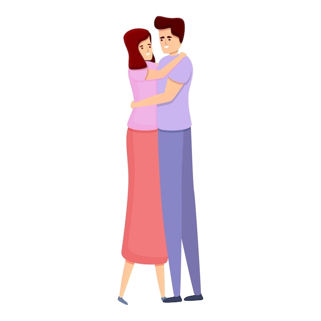 Icono de archivo adjunto de afecto Caricatura de icono de vector de archivo adjunto de afecto para diseño web aislado sobre fondo blanco