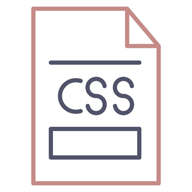 Ícono de archivo CSS