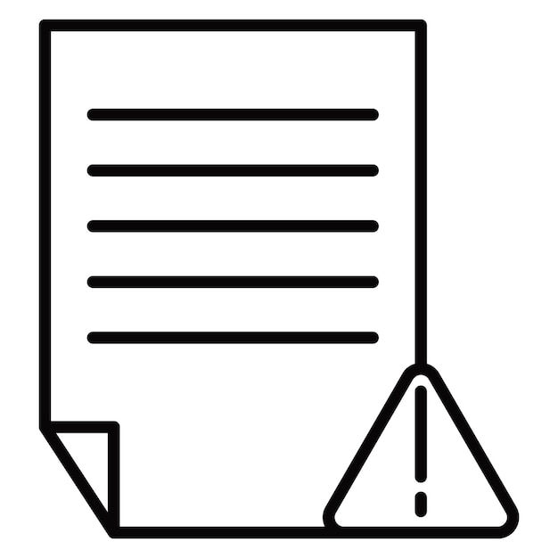 Icono de archivo dañado