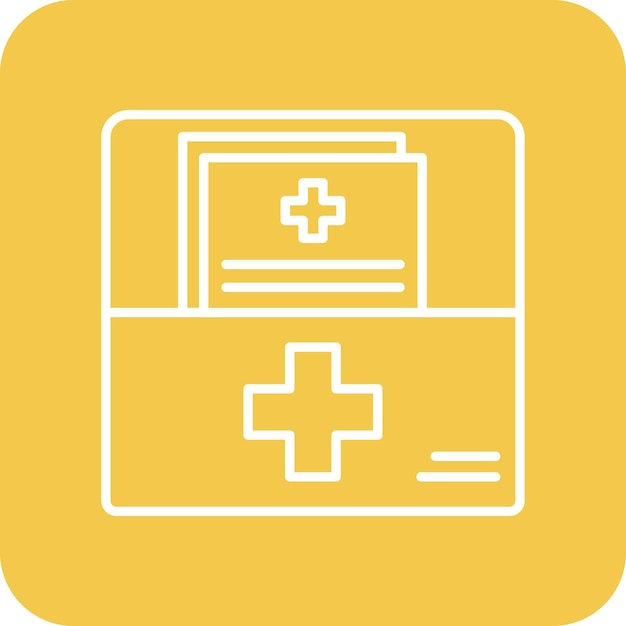 Icono de archivo médico