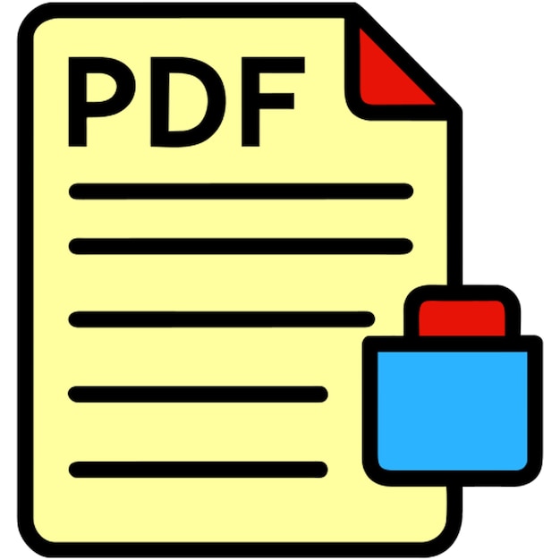un icono de archivo pdf