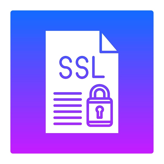 Ícono de archivo SSL