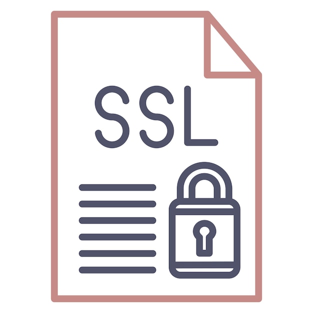 Ícono de archivo SSL