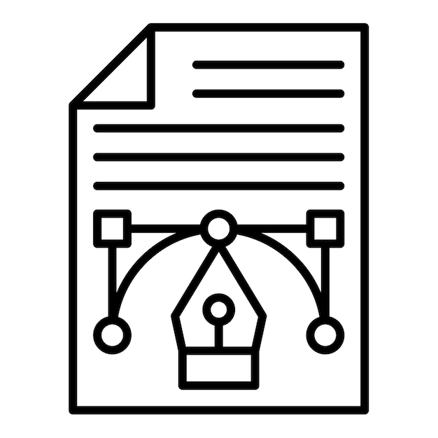Ícono de archivo vectorial