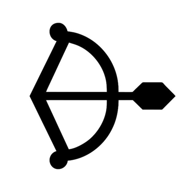 icono del arco y la flecha de Cupido