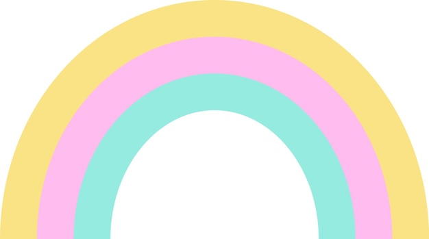 Icono del arco iris geométrico