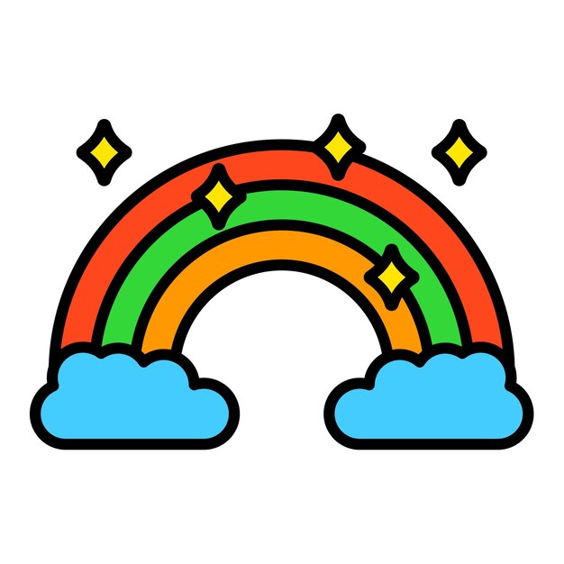 El icono del arco iris