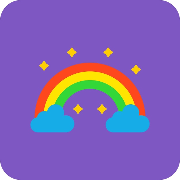 El icono del arco iris