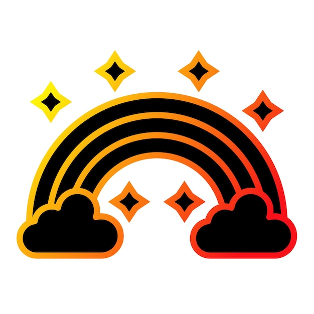 El icono del arco iris