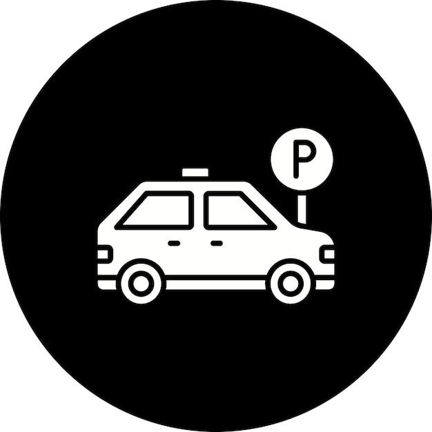 Icono del área de estacionamiento