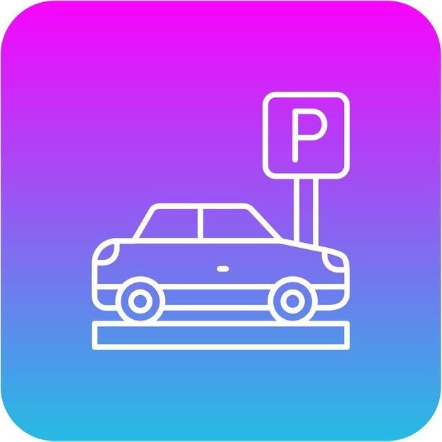 Icono del área de estacionamiento