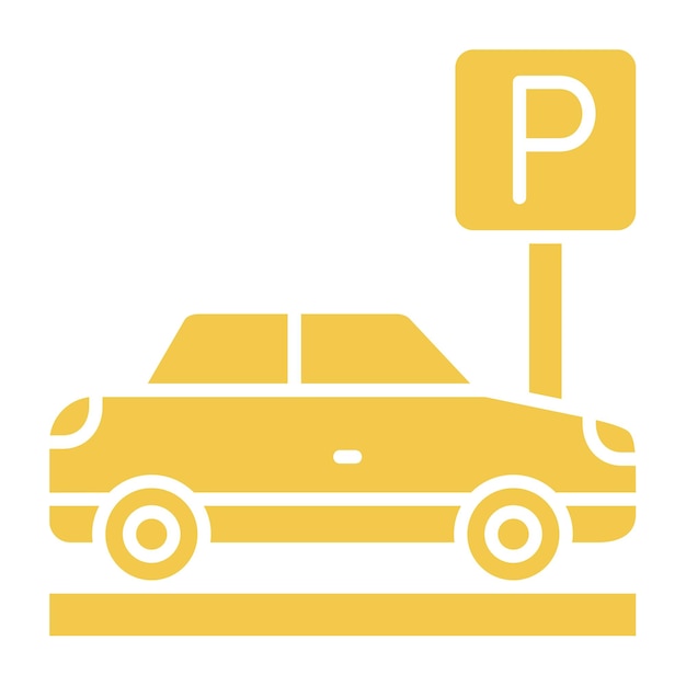 Icono del área de estacionamiento