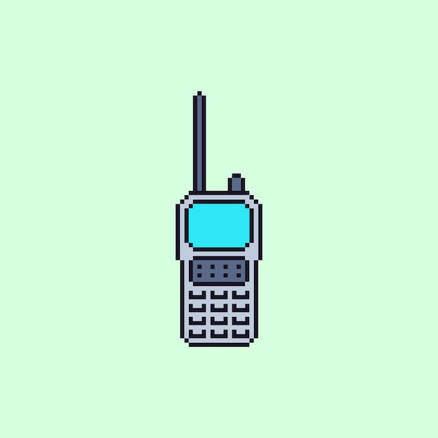 icono de arte de píxeles del teléfono